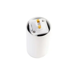 QAZQA E27 Fassung mit Schienenaufhängung für 1-Phasenschiene weiß - Iconic Jeana