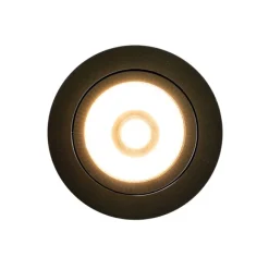 QAZQA Professional Einbaustrahler schwarz 9,5 cm inkl. LED 1300lm dimmbar IP23 - Gaius