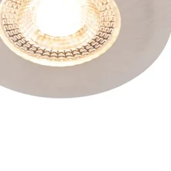 QAZQA Einbaustrahler Silber inkl. LED 3-Stufen-Dimmbar IP44 - Ulo