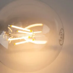 LUEDD 3er Set D27 dimmbare LED-Glühlampen G95 5W 470 lm 2700K