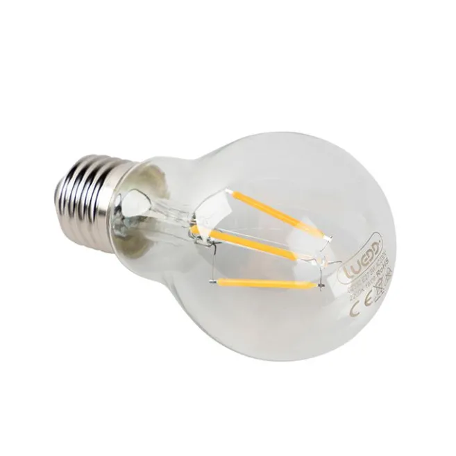 LUEDD 5er Set E27 LED Glühlampen Klarglas 3W 250 lm 2200K