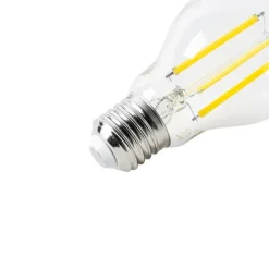 LUEDD 5er Set E27 LED-Glühbirnen A60 Klar 4,9W 1055lm 2700K