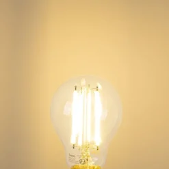 LUEDD 5er Set E27 LED-Glühbirnen A60 Klar 4,9W 1055lm 2700K