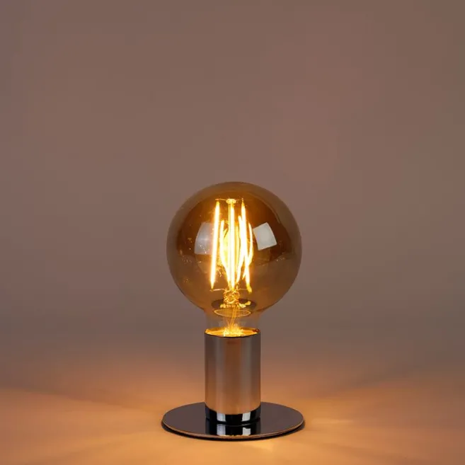 LUEDD 5er Set E27 3-Stufen dimmbar LED Glühbirnen G95 Gold Glas 5W 380lm 2200K