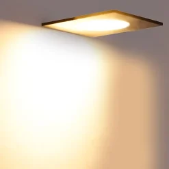 QAZQA 6er Set Einbaustrahler schwarz inkl. LED 3-Stufen dimmbar IP65 - Simply