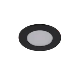 QAZQA 6er Set Einbaustrahler schwarz inkl. LED 3-Stufen dimmbar IP65 - Blanca