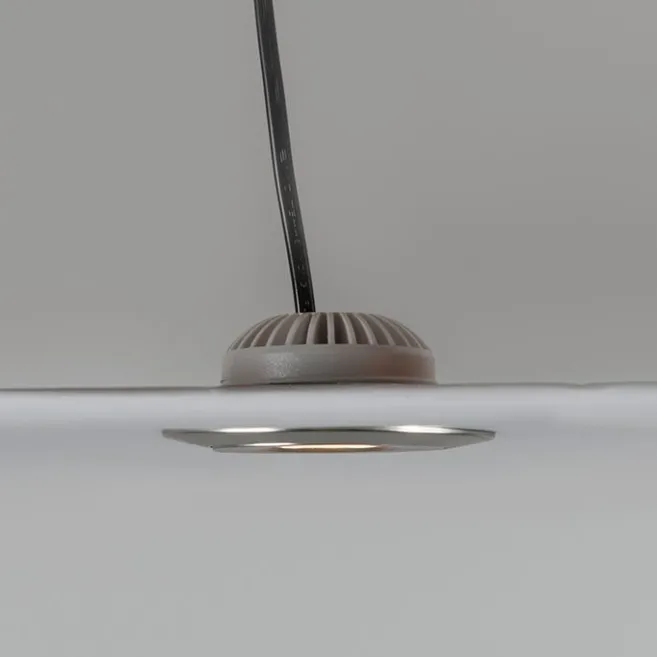 QAZQA 3er Set Einbaustrahler Stahl inkl. LED IP44 - Relax LED