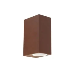 QAZQA 4er Set Industrie-Wandleuchten rostbraun IP44 - Baleno II