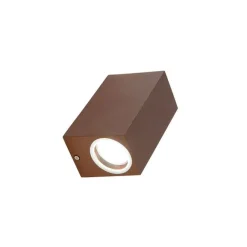 QAZQA 4er Set Industrie-Wandleuchten rostbraun IP44 - Baleno II