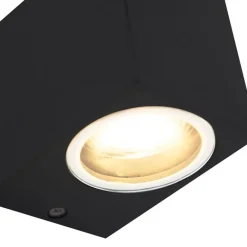 QAZQA 4er Set moderne Wandleuchten schwarz IP44 - Baleno I