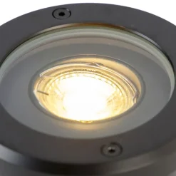 QAZQA 6er Set Outdoor Bodenstrahler schwarz einstellbar IP65 - Delux