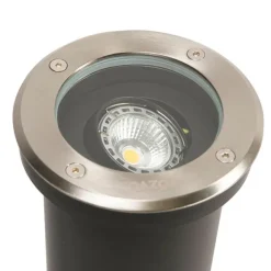 QAZQA 6er Set Smart Outdoor Bodenstrahler verstellbar inkl. Wifi GU10 - Delux