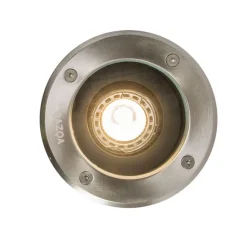 QAZQA 6er Set Smart Outdoor Bodenstrahler verstellbar inkl. Wifi GU10 - Delux