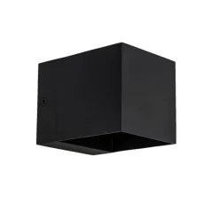 QAZQA 4er Set Wandleuchten schwarz - Transfer