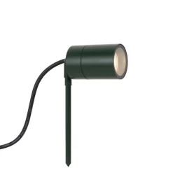 QAZQA Erdspießstrahler dunkelgrün verstellbar IP44 - Solo