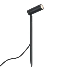 QAZQA Erdspießstrahler schwarz 40cm inkl. LED Verstellbar IP65 inkl. Kabel und Stecker - Carl