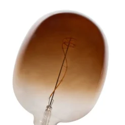 LUEDD 5er-Set E27 Dimmbare LED-Glühbirnen G170 Braun 4,9W 130 lm 1800K