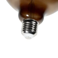 LUEDD 5er-Set E27 Dimmbare LED-Glühbirnen G125 Braun 4W 120 lm 1800K