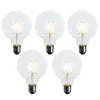 LUEDD 5er-Set E27 Dimmbare LED-Glühbirne G95 5W 450 lm 2700K