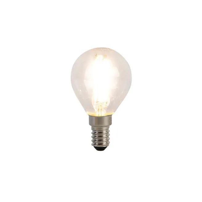 LUEDD 5er-Set E14 LED-Filament-Glühbirnen P45 4W 470 lm 2700K