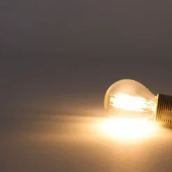 LUEDD 5er-Set E14 LED-Filament-Glühbirnen P45 4W 470 lm 2700K