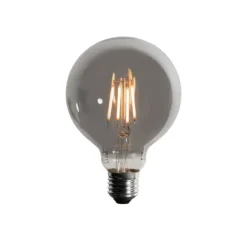 LUEDD 5er-Set E27 3-Stufen-Dimmbare LED-Glühbirnen Rauch G95 4W 200 lm 1900K