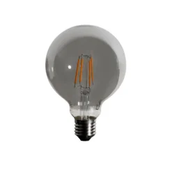 LUEDD 5er-Set E27 3-Stufen-Dimmbare LED-Glühbirnen Rauch G95 4W 200 lm 1900K