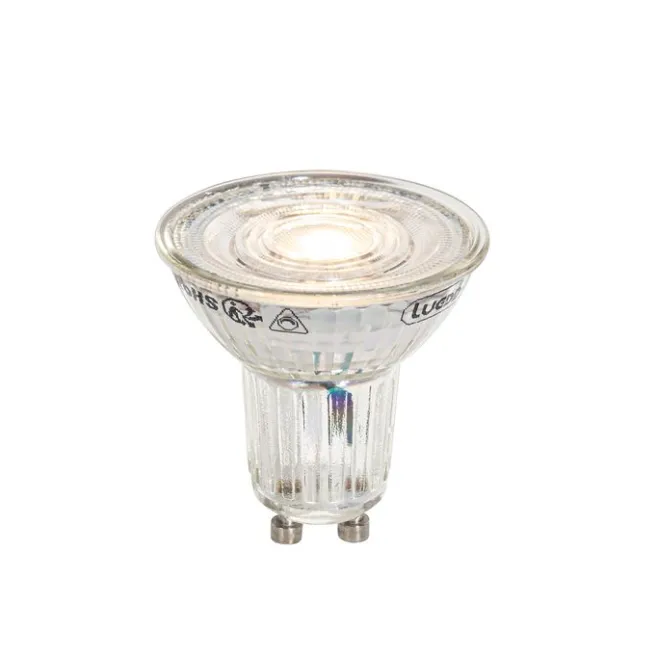 LUEDD 5er-Set GU10 50mm Dimmbare Kelvin LED-Lampen Klar 4,9W 400 lm 2200-3000K