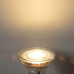 LUEDD 5er-Set GU10 50mm Dimmbare Kelvin LED-Lampen Klar 4,9W 400 lm 2200-3000K