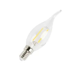 LUEDD 3er-Set LED-Filament-Kerzenlampe E14 3W 2700K 250lm F35 dimmbar klar