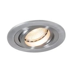 QAZQA 6er-Set moderne Einbaustrahler Stahl - Rondoo