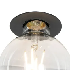 QAZQA 6er-Set moderne Einbaustrahler schwarz - Insight