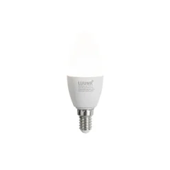 LUUMR 5er-Set Smart E14 LED-Lampen C37 Opal RGBW 4,9W 470 lm 2700-6500K