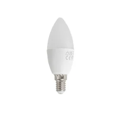 LUUMR 5er-Set Smart E14 LED-Lampen C37 Opal RGBW 4,9W 470 lm 2700-6500K