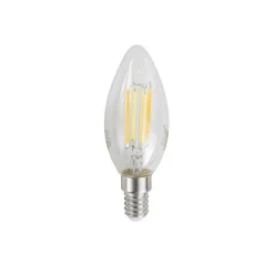 LUUMR 5er-Set Smart E14 LED-Lampen C35 Klar 4.2W 470 lm 2700-6500K