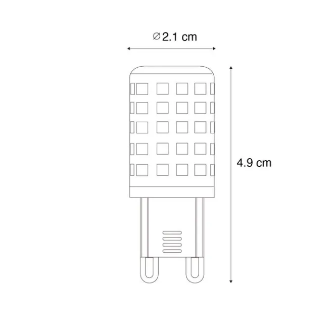 LUUMR 5er-Set Smart G9 Dimmbare LED-Lampen Klar 2.5W 250 lm 2700-6500K