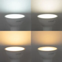 LUUMR 5er-Set Smart GU10 50mm Dimmbare LED-Lampen Opal 4.7W 400 lm 2700-6500K