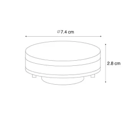LUUMR 5er-Set Smart GX53 Dimmbare LED-Lampen Opal 9W 806 lm 2700-6500K