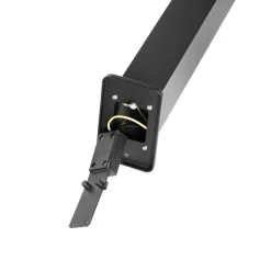 QAZQA 3er-Set smarte Außenstandleuchten schwarz 65cm IP44 - Baleno