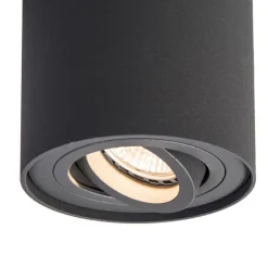 QAZQA 6er-Set Strahler dunkelgrau dreh- und schwenkbar - Rondoo up