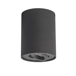 QAZQA 6er-Set Strahler dunkelgrau dreh- und schwenkbar - Rondoo up