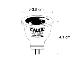 Calex G4 LED Lampe MR11 Klar 2,7W 230 lm 3000K