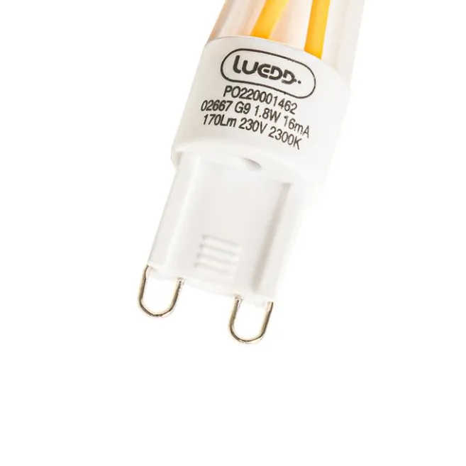 LUEDD G9 LED-Filamentlampe 1,8W 170 lm 2300K