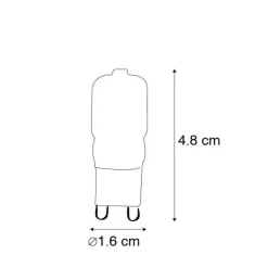 LUEDD G9 LED-Glühbirne 2W 200lm 2700K