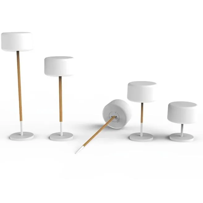 Newgarden Garten-Stehleuchte weiß inkl. dimmbarer solarbetriebener LED IP65 - Chloe Plant