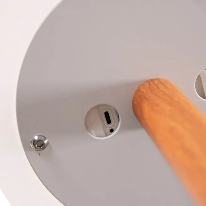 Newgarden Garten-Stehleuchte weiß inkl. dimmbarer solarbetriebener LED IP65 - Chloe Plant