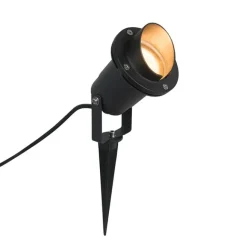 QAZQA Gartenstrahler schwarz inkl. Kabel und Stecker IP65 - Done