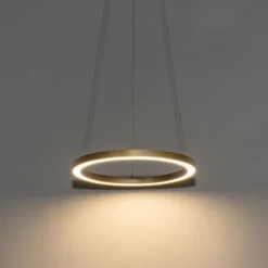 QAZQA Professional Goldene Pendelleuchte 40 cm inkl. LED 3-stufig dimmbar - Girello