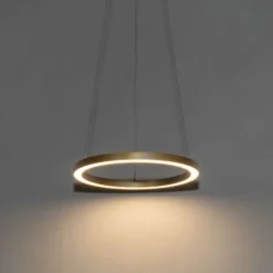 QAZQA Professional Goldene Pendelleuchte 40 cm inkl. LED 3-stufig dimmbar - Girello