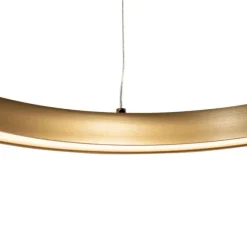QAZQA Professional Goldene Pendelleuchte 40 cm inkl. LED 3-stufig dimmbar - Girello